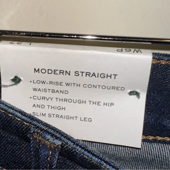 Lauren Ralph Lauren Women 6P Modern Straight Curvy Low Rise Jeans Casual Preppy - Picture 3 of 11